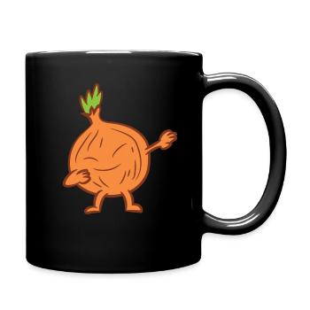 Zwiebel - Dab, dabbing, dabben, tanzen - Tasse einfarbig - Schwarz - Rechts