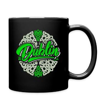 Dublin Dublin-Irlande Irlande, Logo Dublin, Celtic - Mug uni - noir - Droite