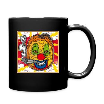 MONSTER CLOWN PUMPKIN Halloween Apokalypse Horror - Tasse einfarbig - Schwarz - Rechts