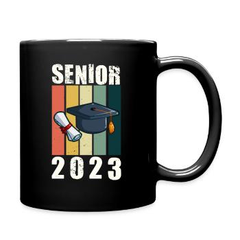 Senior 2023 Dabbing Dab de 2023 Seniors Graduation - Mug uni - noir - Droite