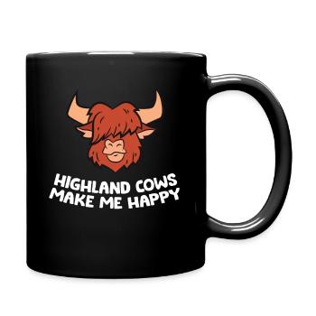 Amoureux écossais des vaches des Highlands Vaches des Highlands - Mug uni - noir - Droite