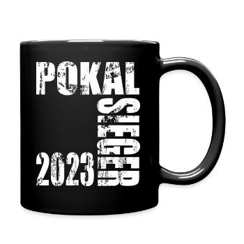 Pokalsieger 2023 - Tasse einfarbig - Schwarz - Rechts
