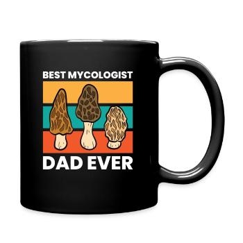 Chasse aux champignons Papa Meilleur papa mycologue de tous les temps - Mug uni - noir - Droite