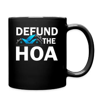 Defund The HOA - Mug uni - noir - Droite