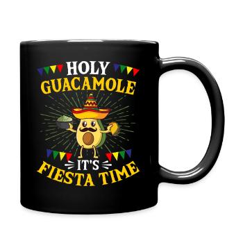 Cinco De Mayo Heilige Guacamole Fiesta Mexico - Tasse einfarbig - Schwarz - Rechts