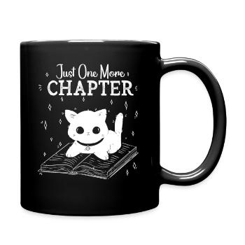 Just One More Chapter I Promise Reading - Full Colour Mug - black - Right