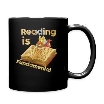 Reading Is Fundamental - Full Colour Mug - black - Right