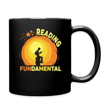 Reading Is Fundamental - Full Colour Mug - black - Right