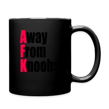 Gaming Afk drôle en disant Loin de Knoobs Noob - Mug uni - noir - Droite