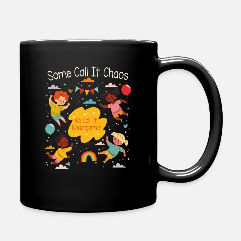 Kindergarten - Tasse einfarbig - Schwarz
