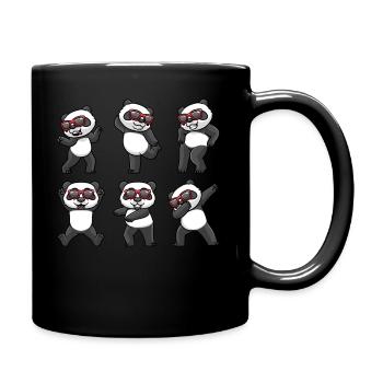 Panda dansant avec des lunettes de soleil Bear Dance Dancer - Mug uni - noir - Droite