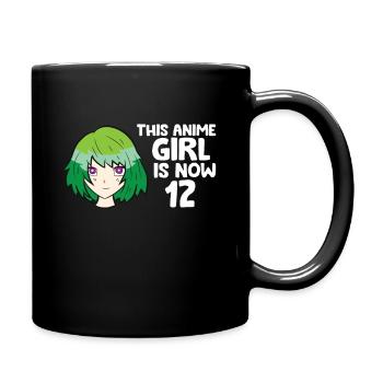 Dieses Anime Mädchen ist jetzt 12 Jahre alt Anime - Tasse einfarbig - Schwarz - Rechts
