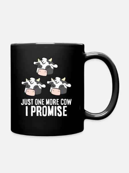 Éleveurs de bovins Plus qu’une vache que je promets - Mug uni - noir