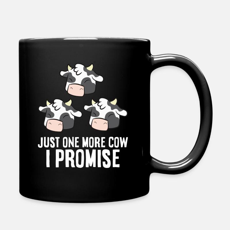 Éleveurs de bovins Plus qu’une vache que je promets - Mug uni - noir