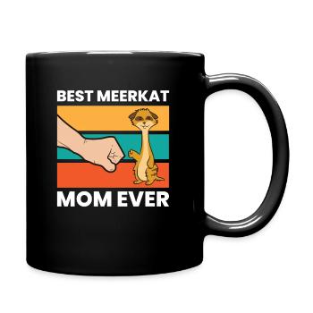 Meilleure mère suricate jamais amusante - Mug uni - noir - Droite