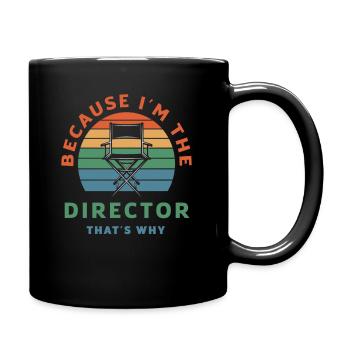 Cadeau du metteur en scène - Mug uni - noir - Droite