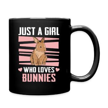 Lapin lapin animal de compagnie lapin - Mug uni - noir - Droite