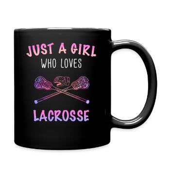 Sports de crosse Joueurs de crosse - Mug uni - noir - Droite