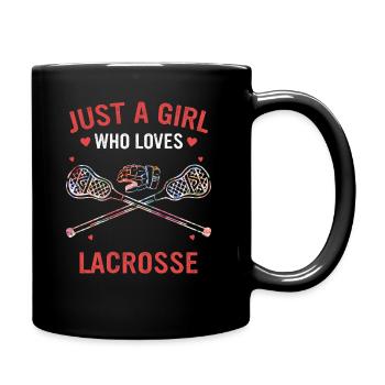 Sports de crosse Joueurs de crosse - Mug uni - noir - Droite