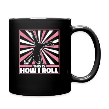 Turnen Turner - Tasse einfarbig - Schwarz - Rechts