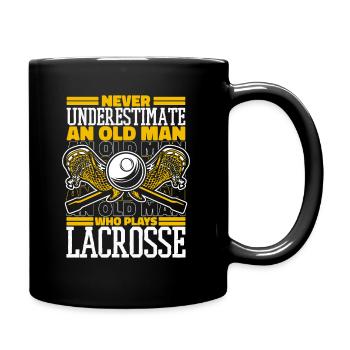 Lacrosse Sports Lacrosse Players - Full Colour Mug - black - Right