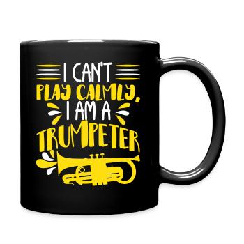 Trumpet Trumpeter Trumpet Player - Full Colour Mug - black - Right