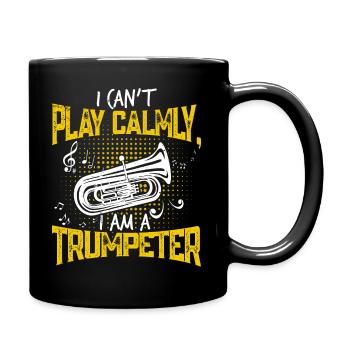 Trumpet Trumpeter Trumpet Player - Full Colour Mug - black - Right