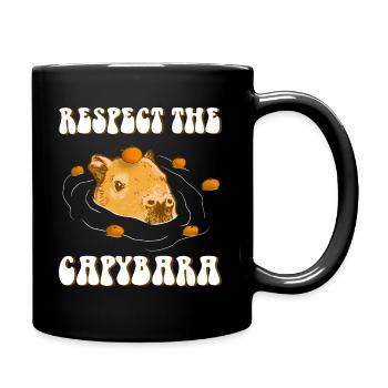 Capybara drôle de dicton - Mug uni - noir - Droite