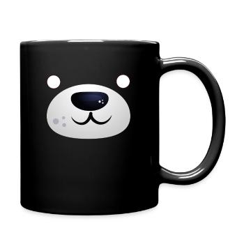 BEAR Family Mama Bear Papa Bear Cub Group Costume - Full Colour Mug - black - Right