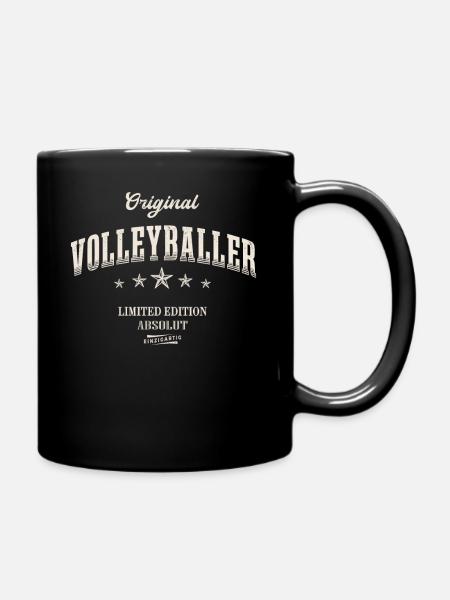 Volleyball Limited Edition Volleyballer Volleyball - Tasse einfarbig - Schwarz