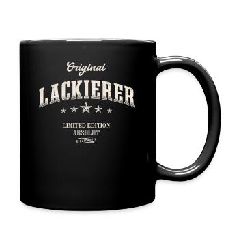 Lackierer Limited Edition - Tasse einfarbig - Schwarz - Rechts