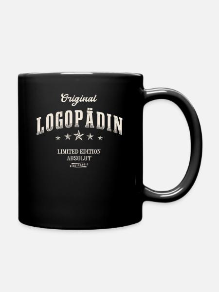 Logopädin Limited Edition - Tasse einfarbig - Schwarz