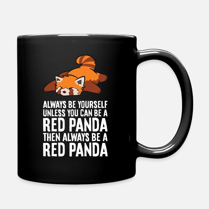 Panda roux Soyez toujours vous-même, sauf si vous le pouvez - Mug uni - noir