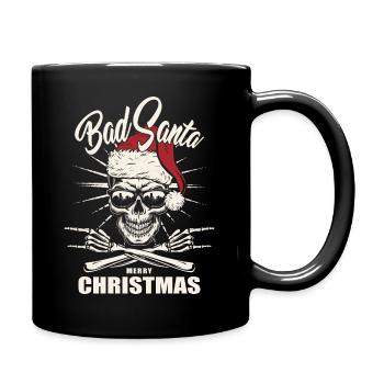 Bad Santa 2 - Merry Christmas - Weihnachten - Tasse einfarbig - Schwarz - Rechts