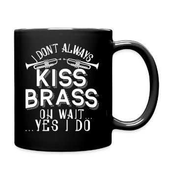 Trompettiste Trompette Instrument Cuivres Musique - Mug uni - noir - Droite