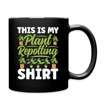 Plant Lovers Gardening Garden Gardeners - Full Colour Mug - black - Right