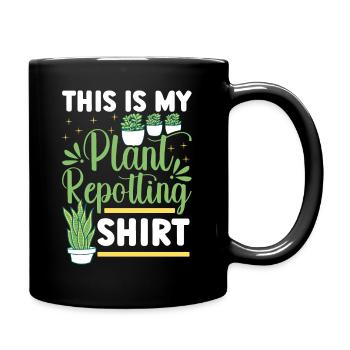 Plant Lovers Gardening Garden Gardeners - Full Colour Mug - black - Right