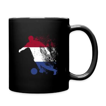 Équipe nationale des Pays-Bas - Mug uni - noir - Droite