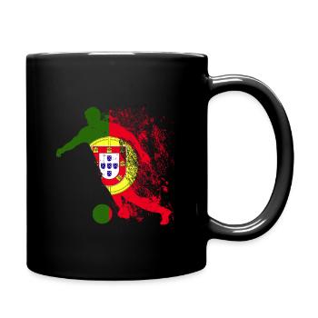 National team Portugal World Cup - Full Colour Mug - black - Right