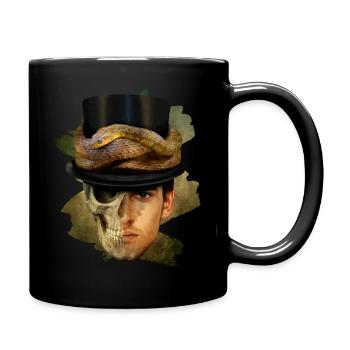 Der Totengräber - Tasse einfarbig - Schwarz - Rechts