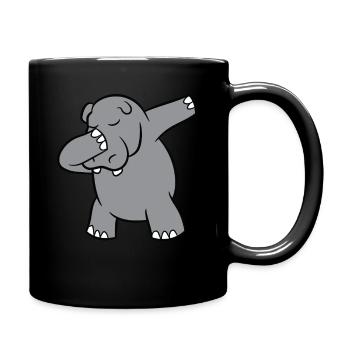 Hippo - Dab, dabbing, dancing - Full Colour Mug - black - Right