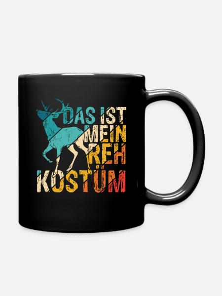 Das Ist Mein Reh Kostüm Karneval Lustiges Reh Rent - Tasse einfarbig - Schwarz