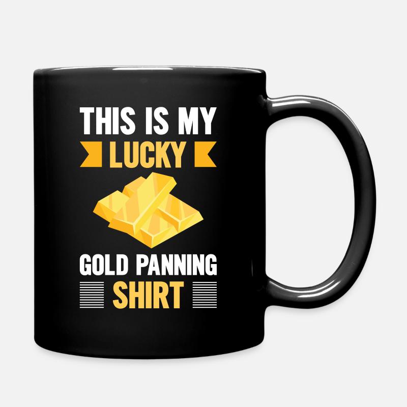 Orpaillage de l’or Prospecteurs d’or Chercheurs d’or - Mug uni - noir