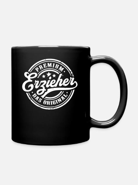 Erzieher Original Pädagoge Lustiges Kindergärtner - Tasse einfarbig - Schwarz