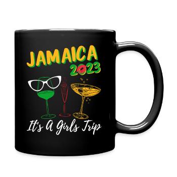 Jamaica 2023 It's A Girls Trip Bachelorette Party - Tasse einfarbig - Schwarz - Rechts