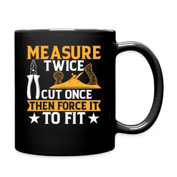 Funny DIY saying - Full Colour Mug - black - Right