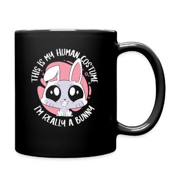 Lapin lapin animal de compagnie lapin - Mug uni - noir - Droite