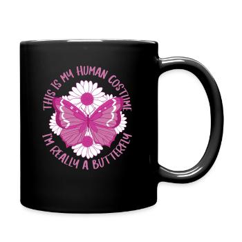 Papillon Monarque Papillon Papillons colorés - Mug uni - noir - Droite