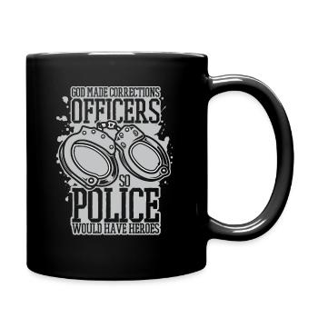 Correctional officer Guard Law enforcement officer - Full Colour Mug - black - Right