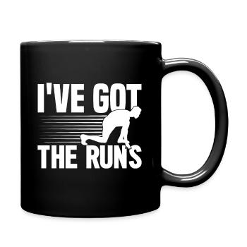 Coureurs de marathon J’ai les courses - Mug uni - noir - Droite